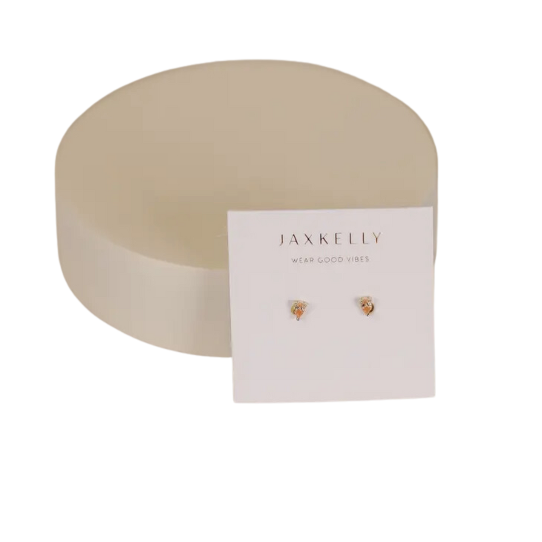 Teardrop Stud Earrings