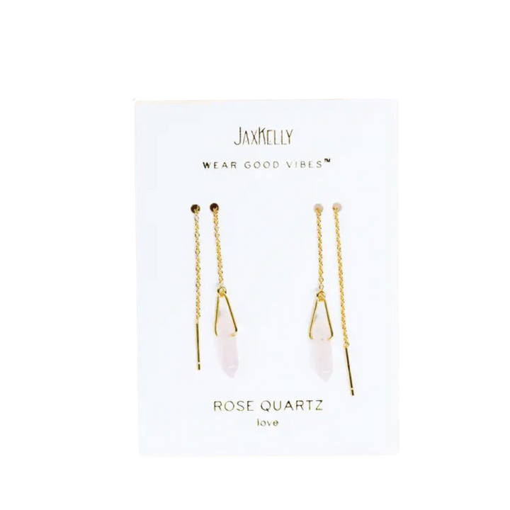 Gemstone Threader Earrings