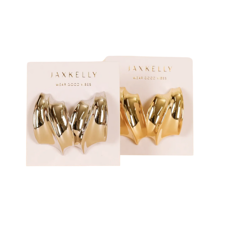 Bold Wave Earrings