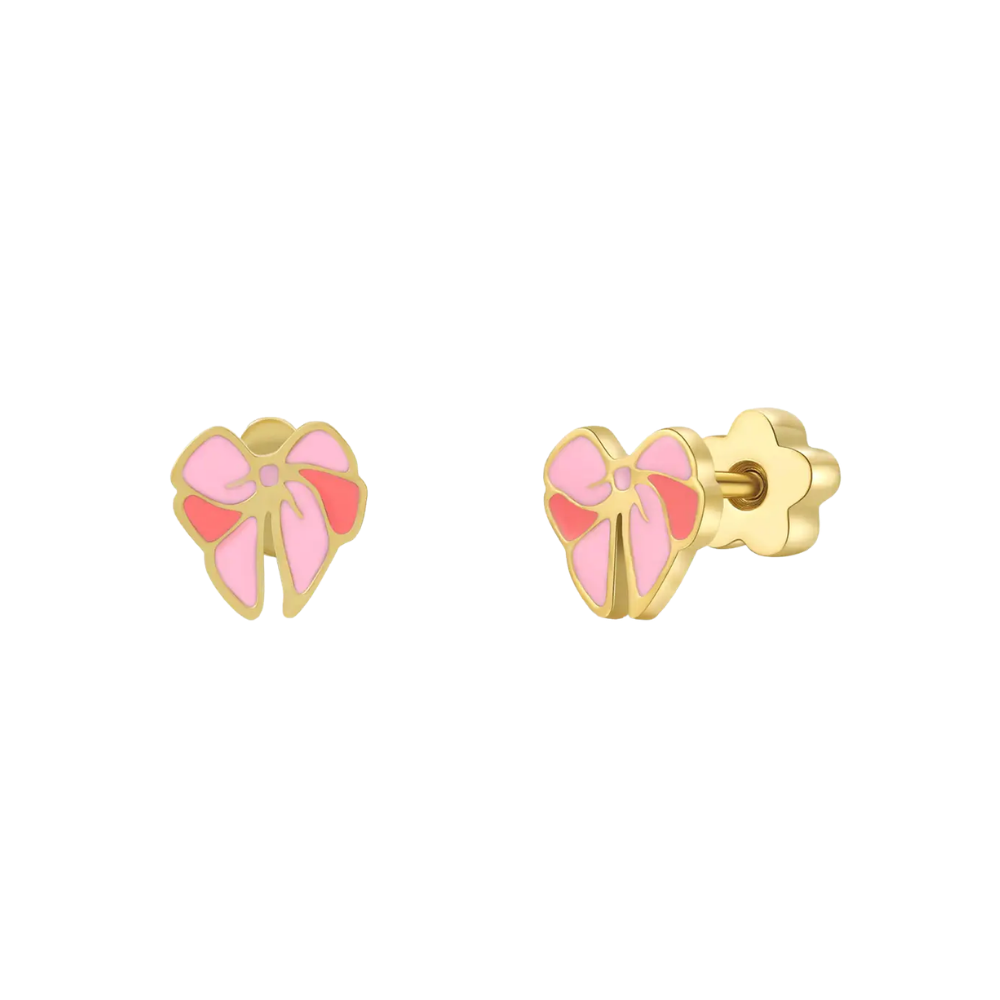 Bow Flat Back Earrings
