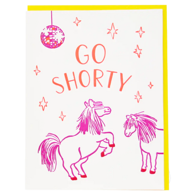 Dancing Ponies Birthday Card