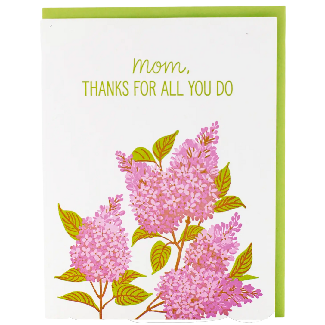 Blooming Lilacs Mother's Day Card