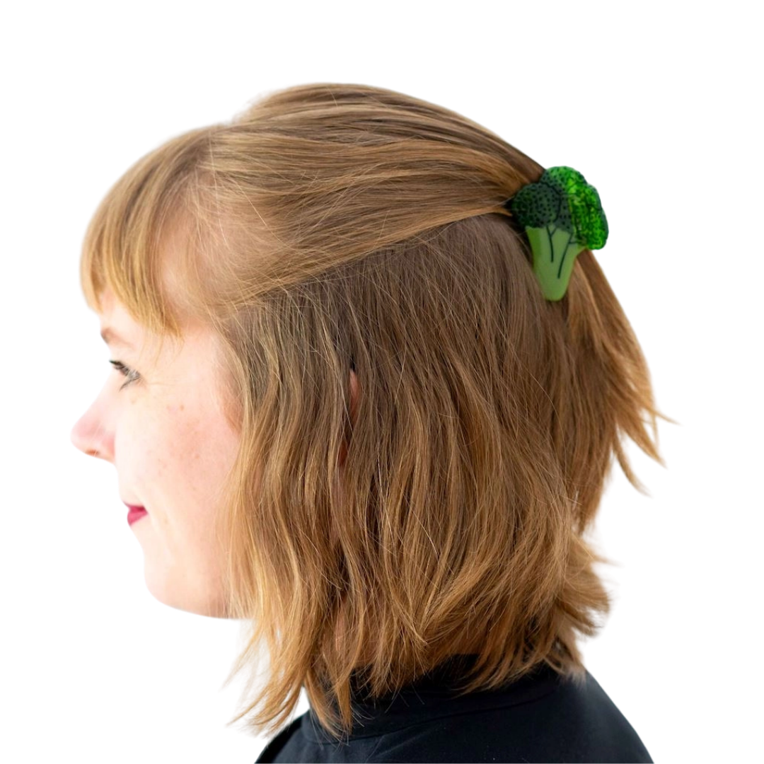 Midi Broccoli Hair Claw Clip