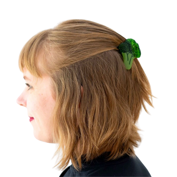 Midi Broccoli Hair Claw Clip