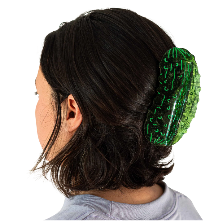 Pickle Hair Claw Clip