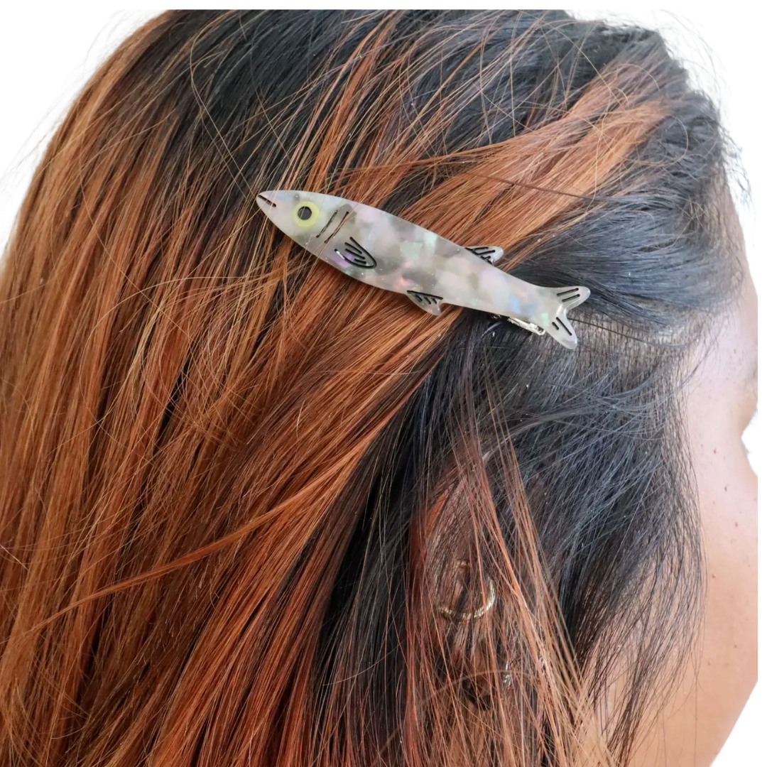 Sardine Alligator Hair Clip Set