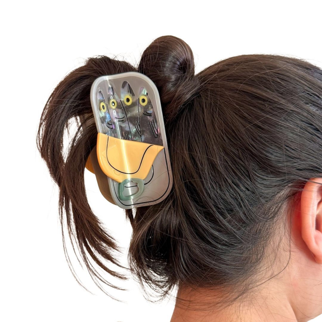 Tinned Fish Hair Claw Clip