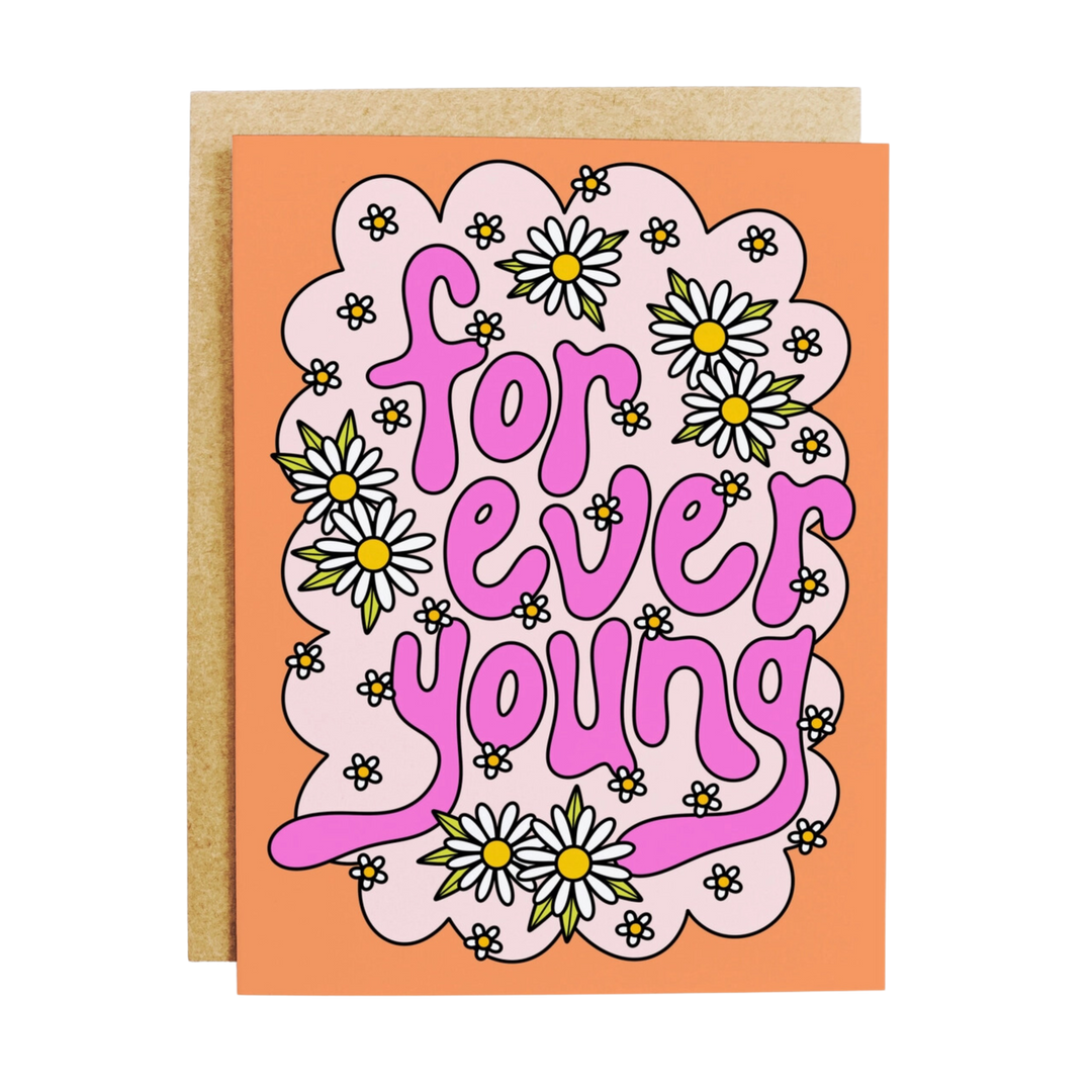 Forever Young Birthday Card