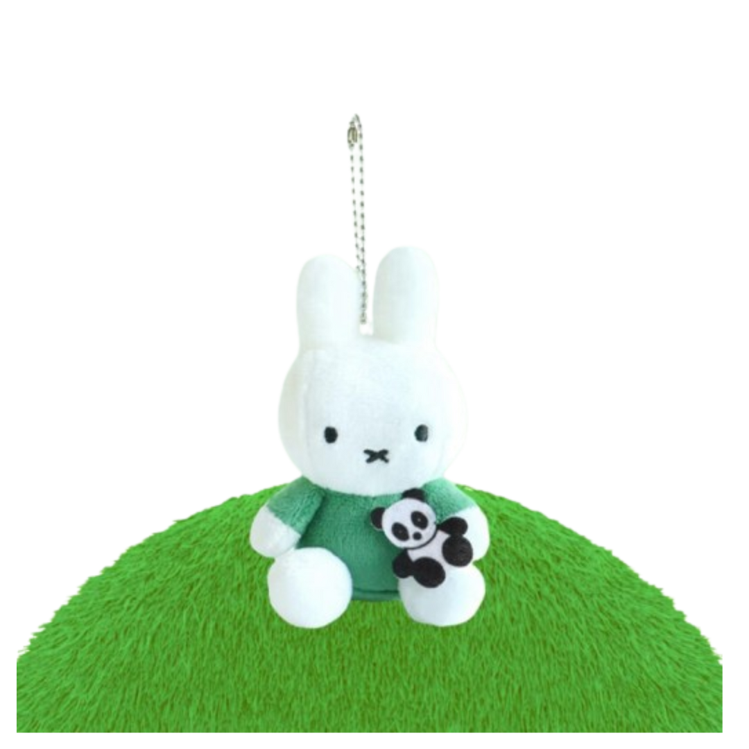 Limited Miffy Plush with Lovely Animal Keychain Bag Charm