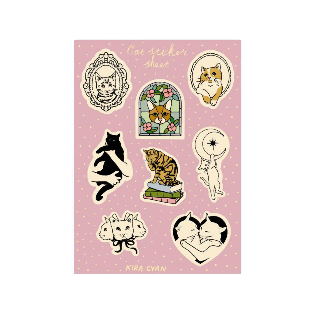 Cat Sticker Sheet