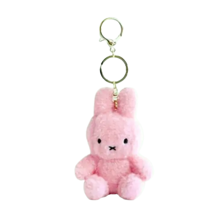 Miffy Limited Creamy Soft Color Fluffy Key Ring Bag Charm