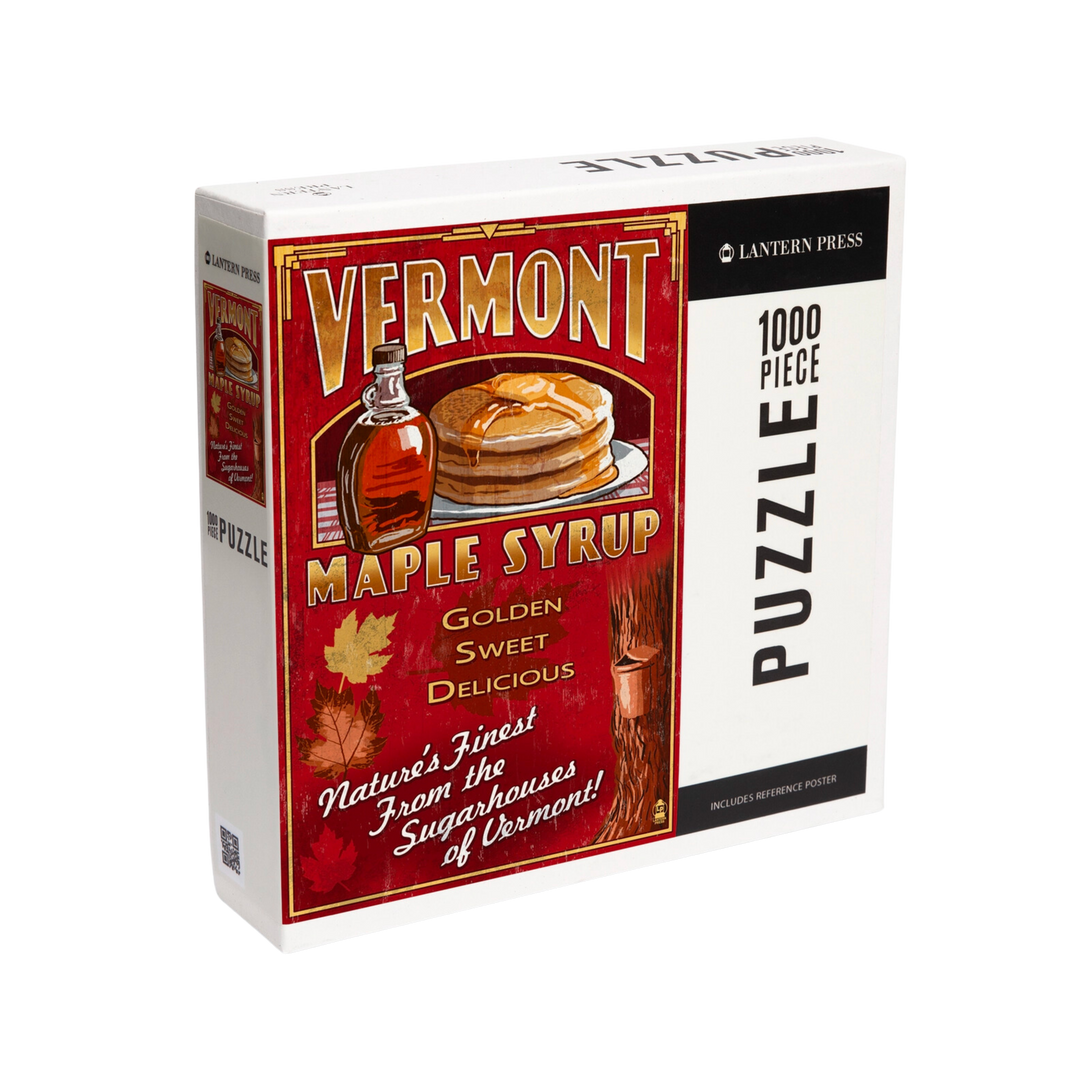 Vermont Maple Syrup Vintage Sign - 1000pc Puzzle