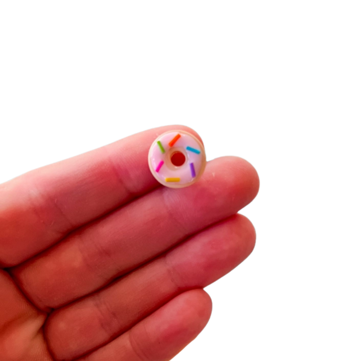 Mini Dot Donut Clay Donut Studs