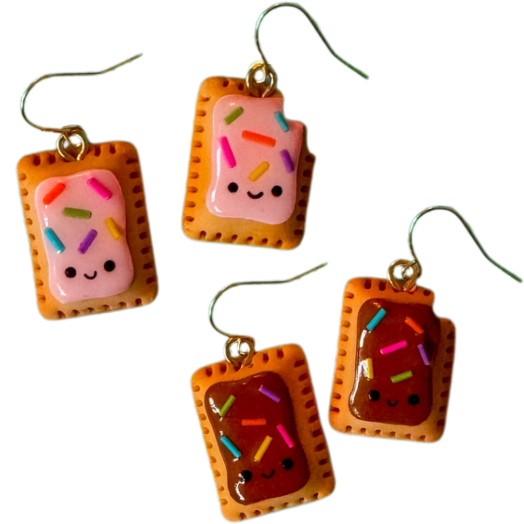 Patricia Pop Tart Earrings | Clay Earrings