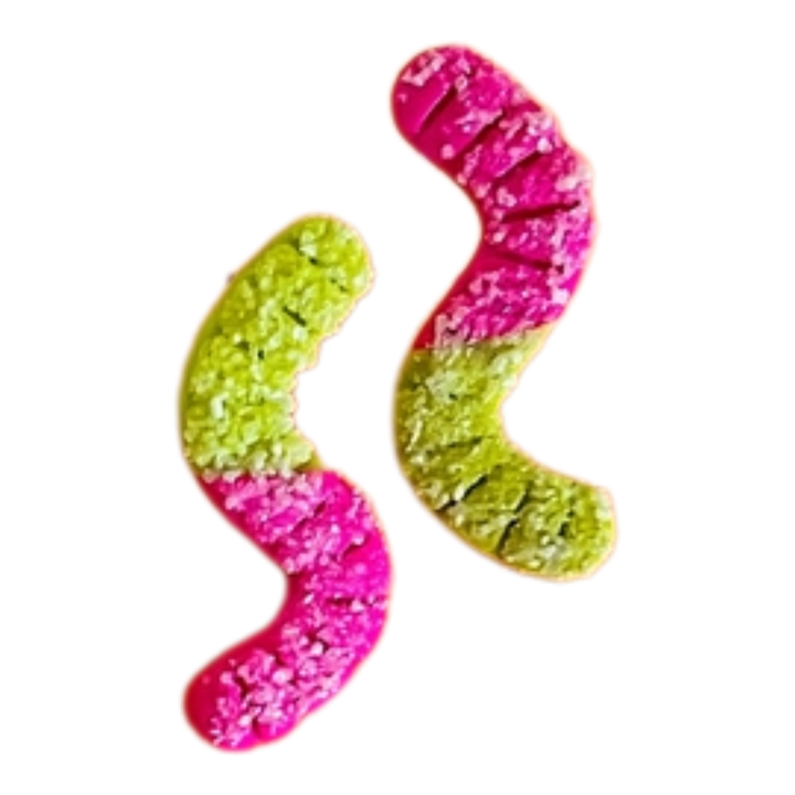 Pip’s Sour Gummy Worm Earrings