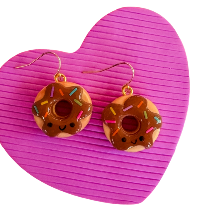 Debbie Donut | Clay Donut Earrings