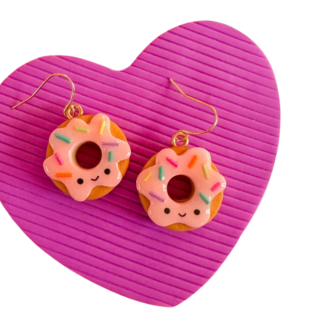 Debbie Donut | Clay Donut Earrings