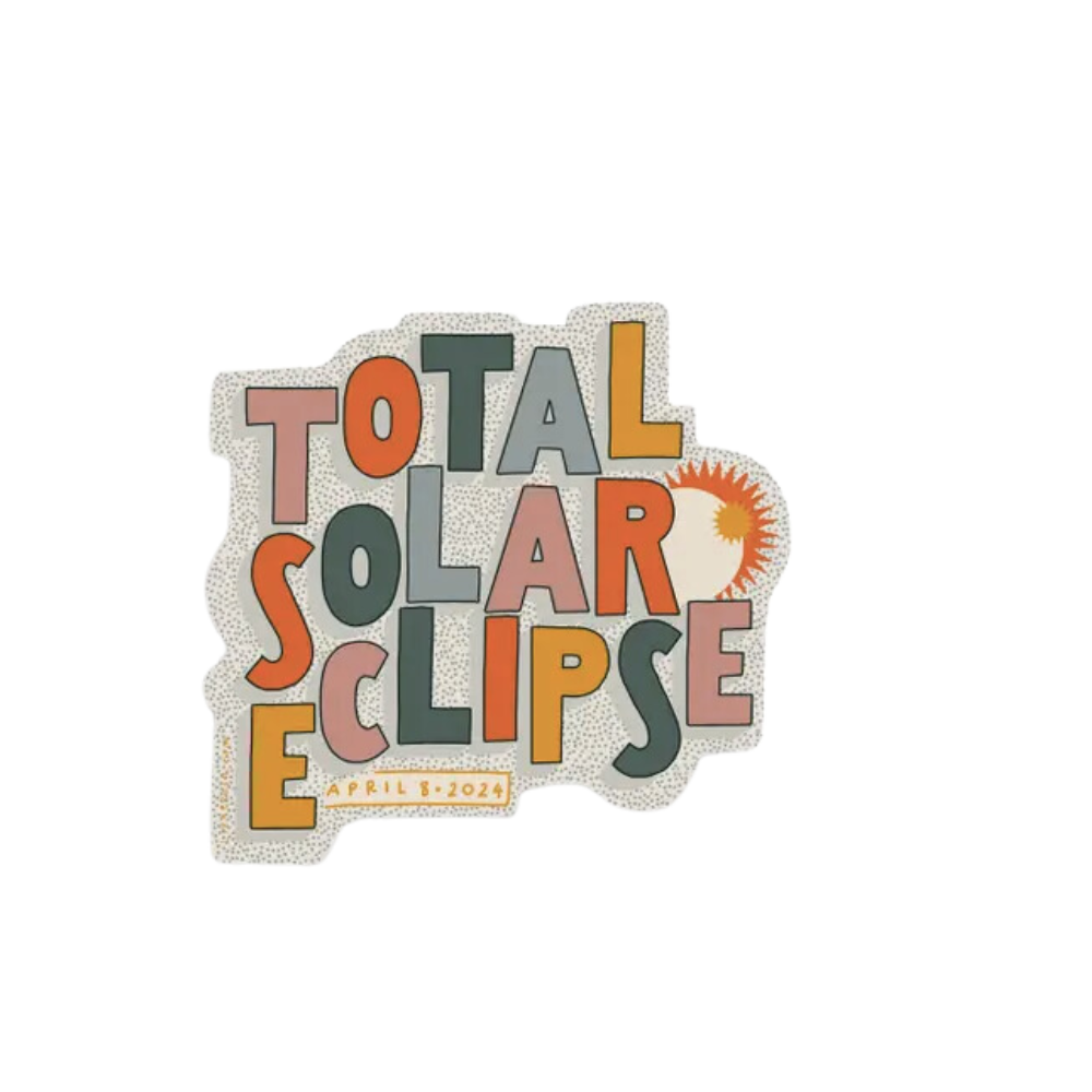 Vintage Eclipse Vinyl Sticker
