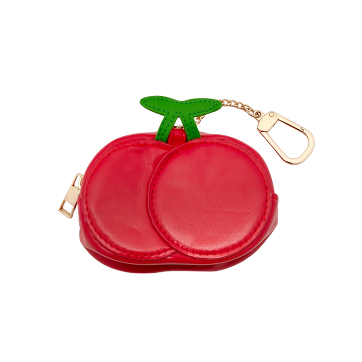 2-in-1 Bag Charm & Reusable Shopper Bag - Cherries