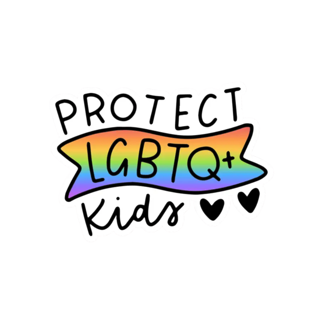 Protect Lgbtq+ Kids Vinyl Sticker