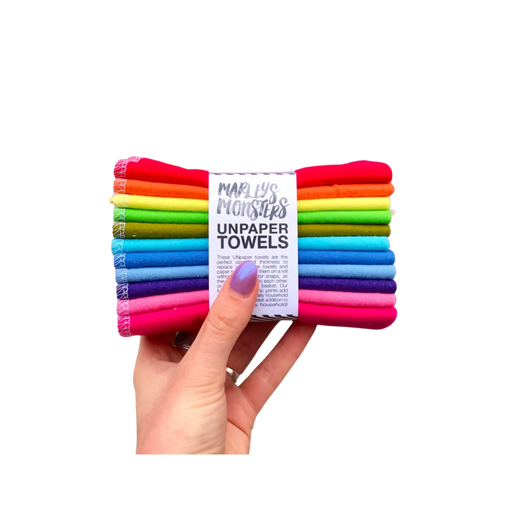 Unpaper Towel Refills: Rainbow and Color Mixes