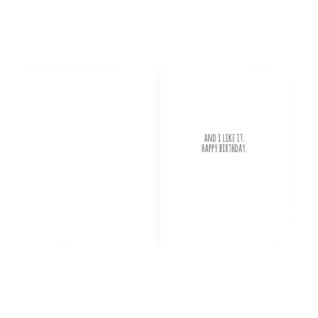 Unicorn Weird Birthday Card