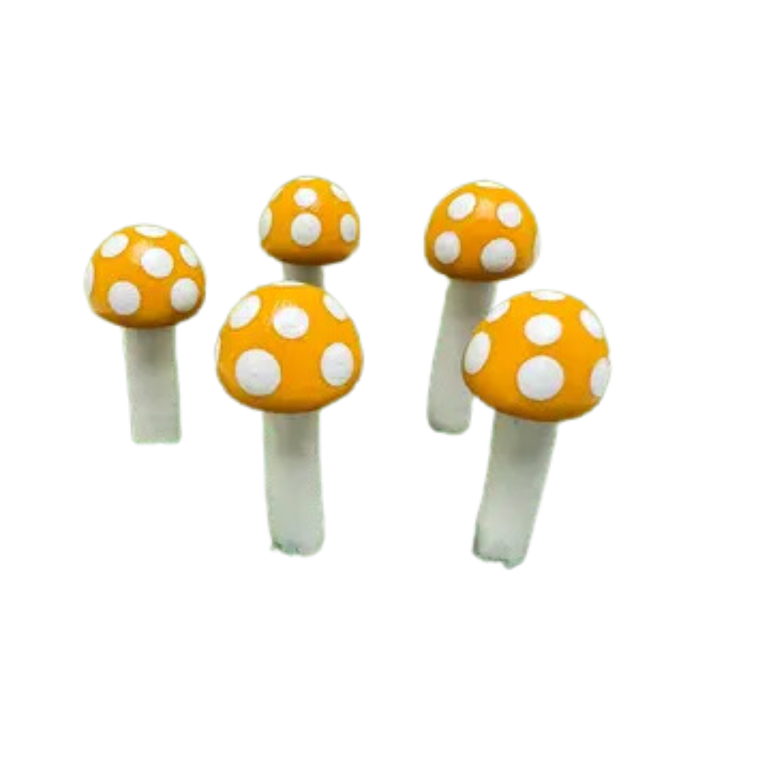 Fairy Garden Mushroom Plant Pick