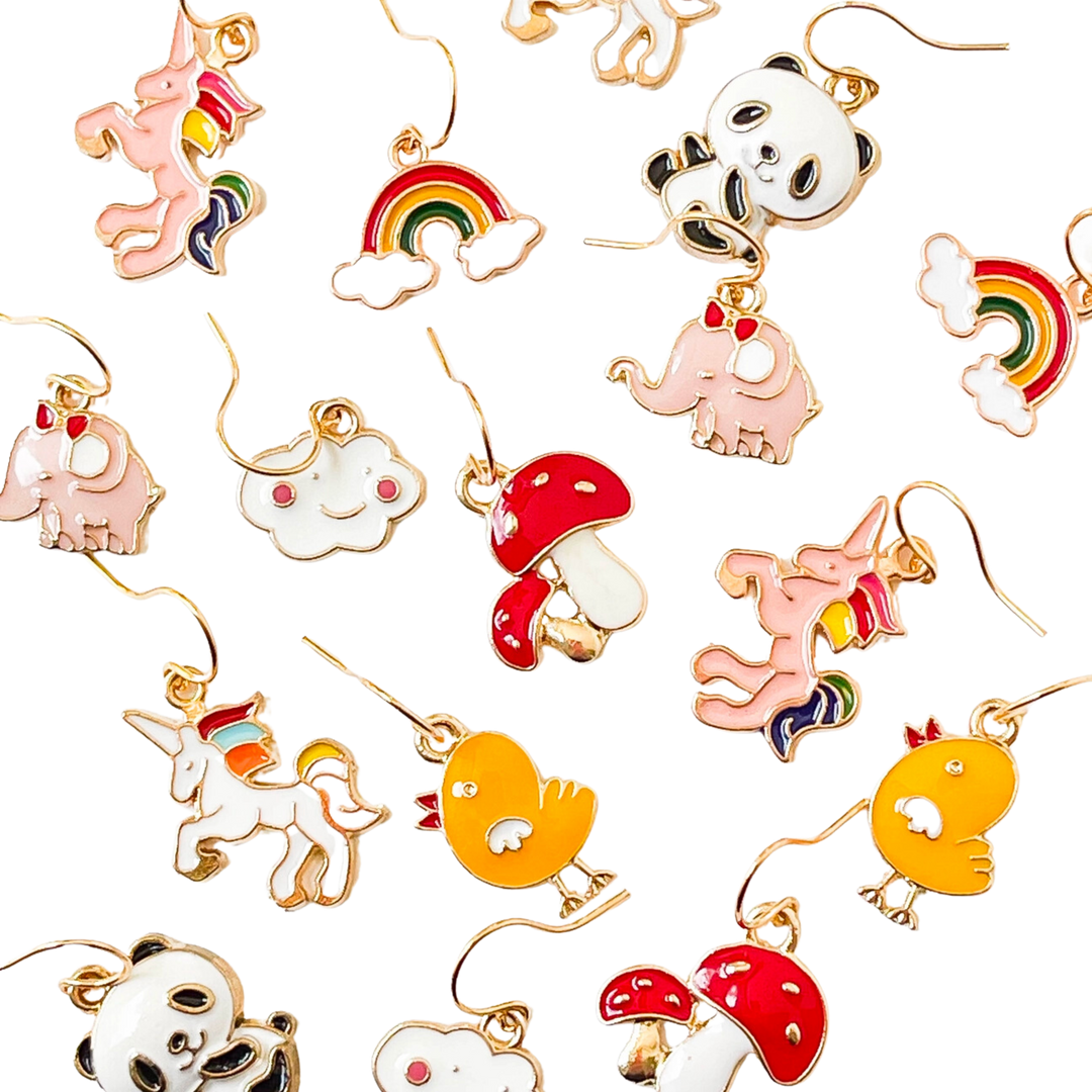 Kids Tiny Cute Charm Earrings