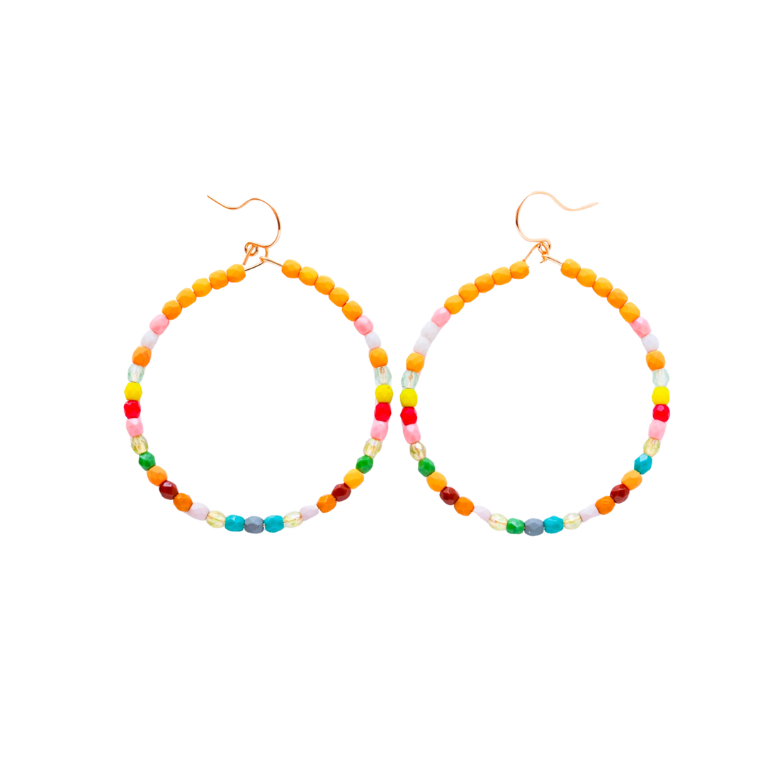 Large Dangle Hoops