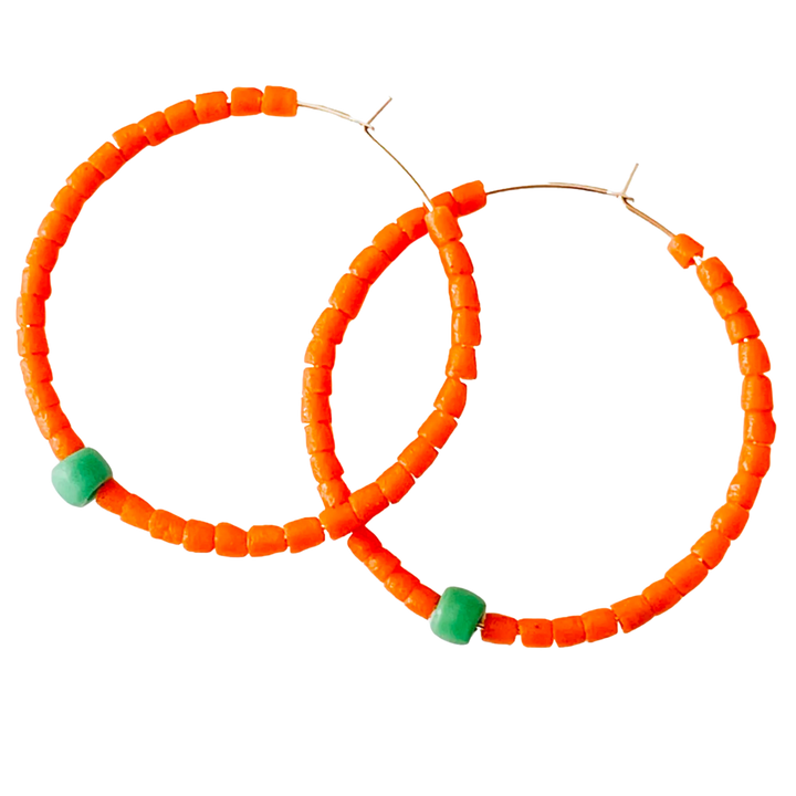 Big Colorblock Hoops