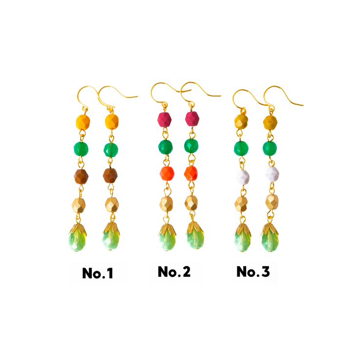 Long Beaded Earrings