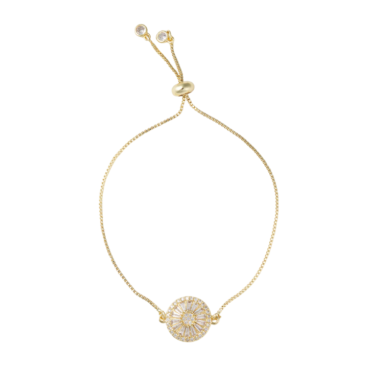 Antique Crystal Slider Bracelet