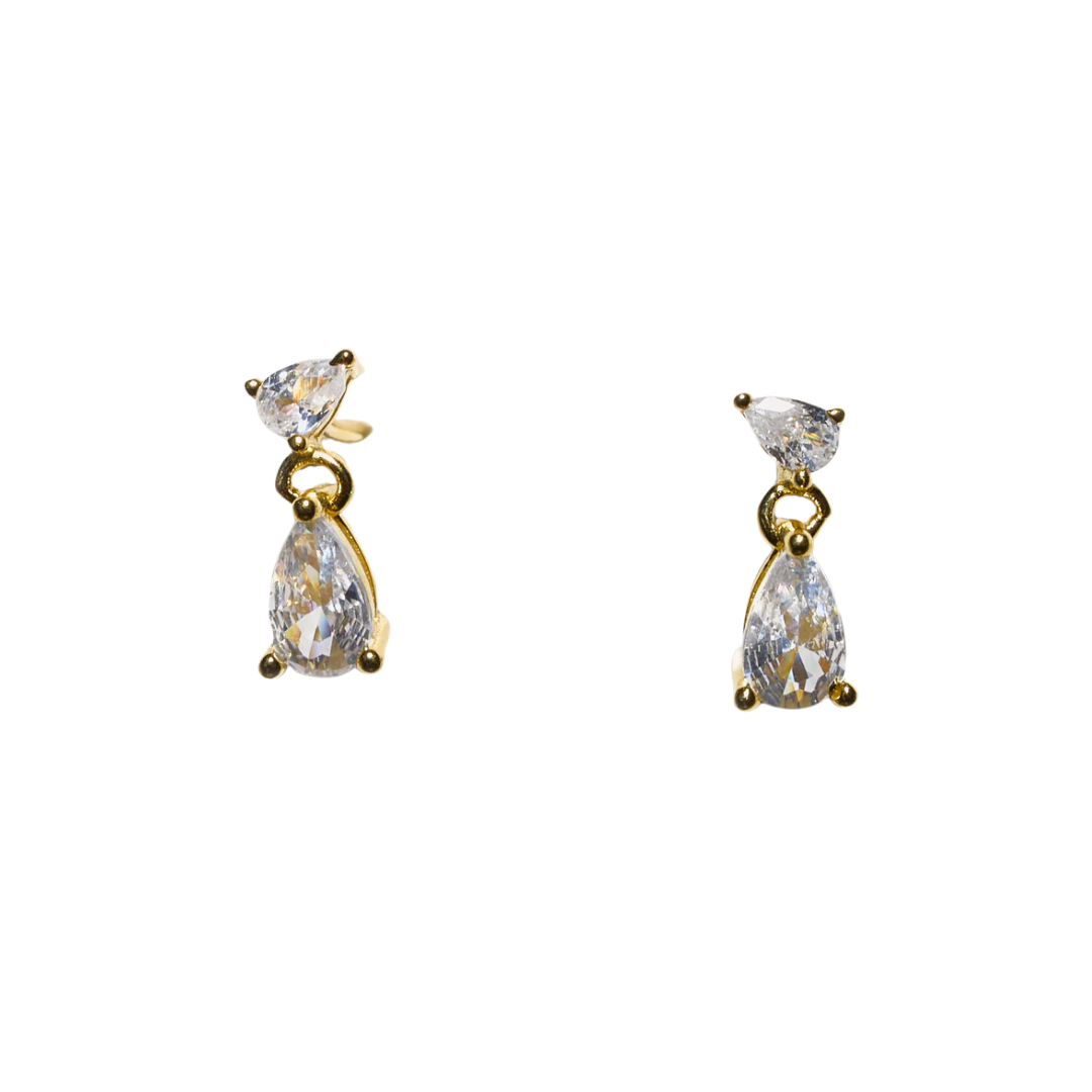 Charlie Gem Dangle Studs