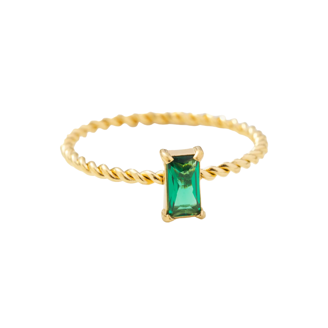 Chelsey Emerald Ring