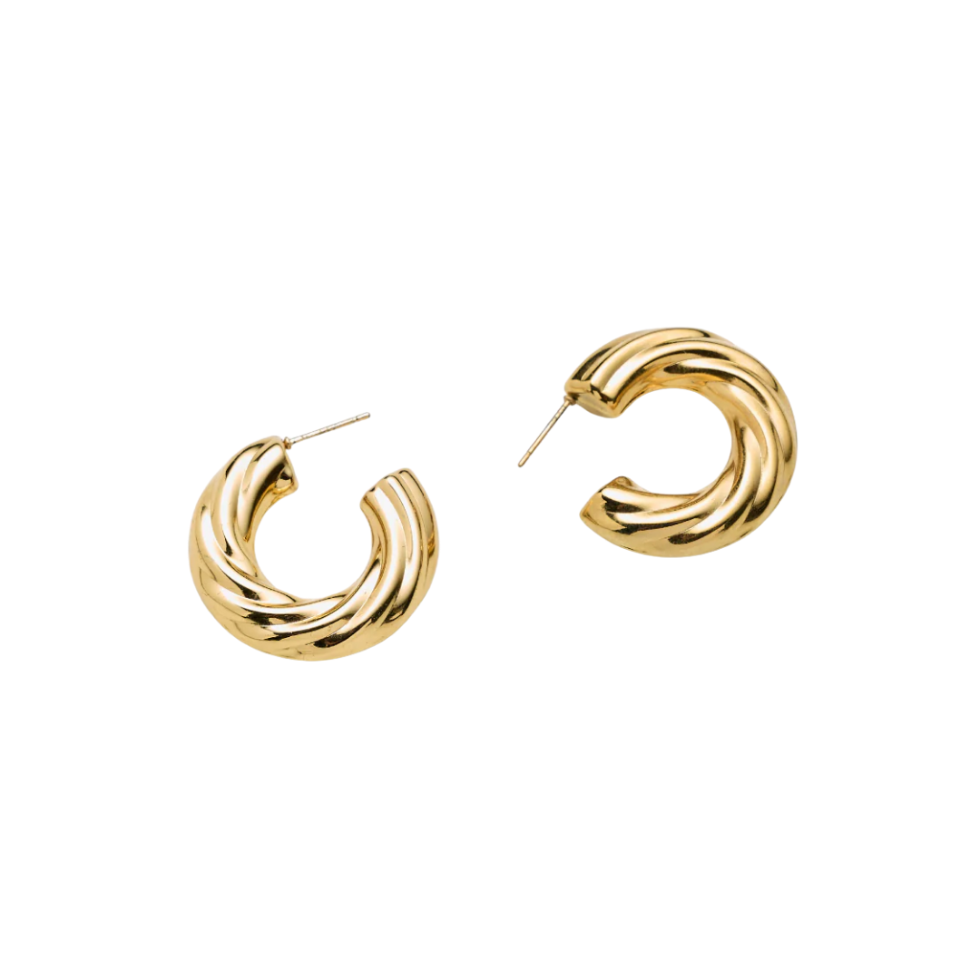 Chunky Twist Hoops