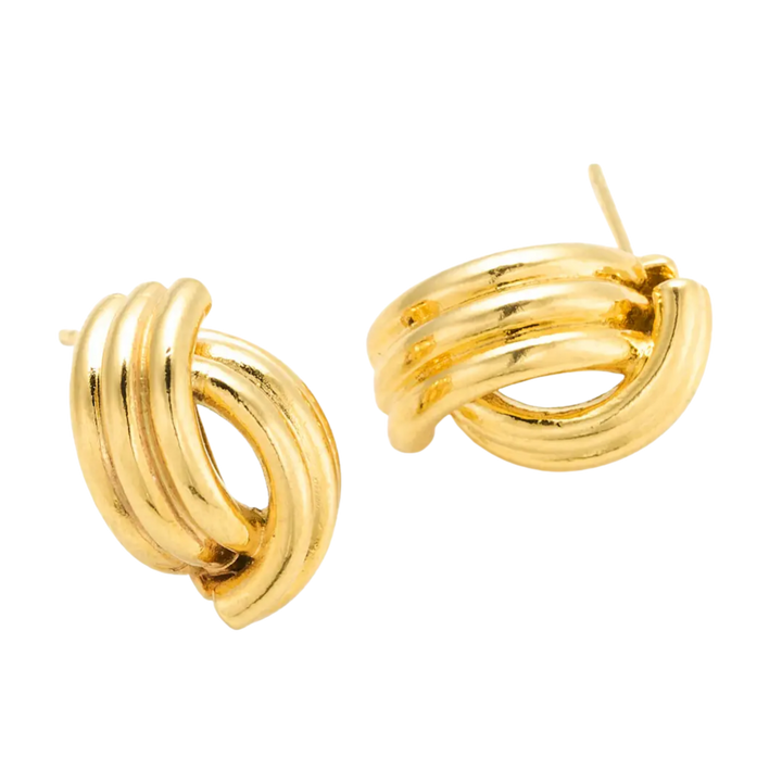 Gold Knot Studs