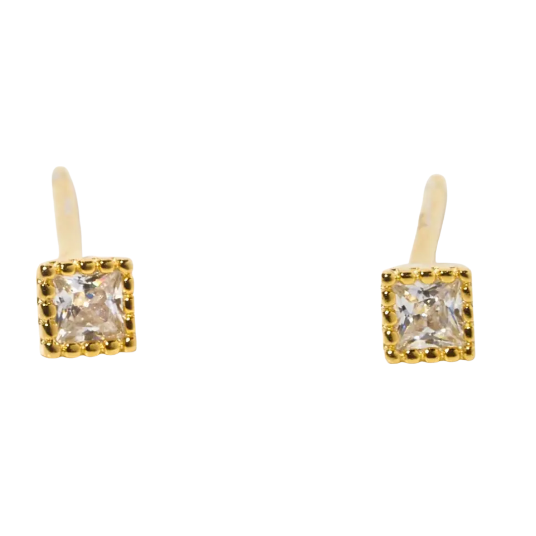 Hadley Crystal Square Studs