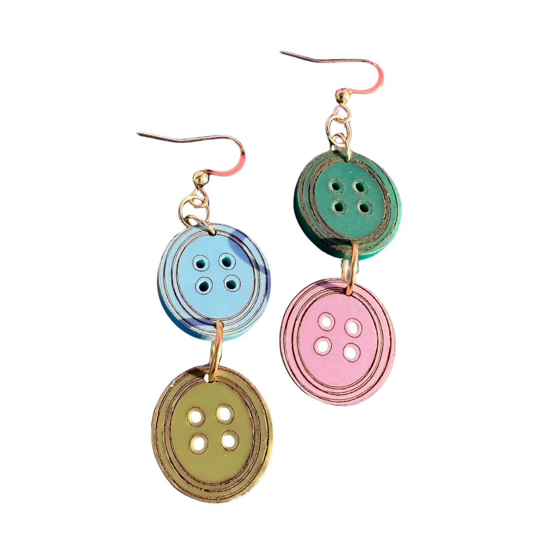Buttons Earrings