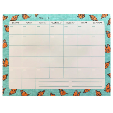 Monarchs Monthly Desk Planner