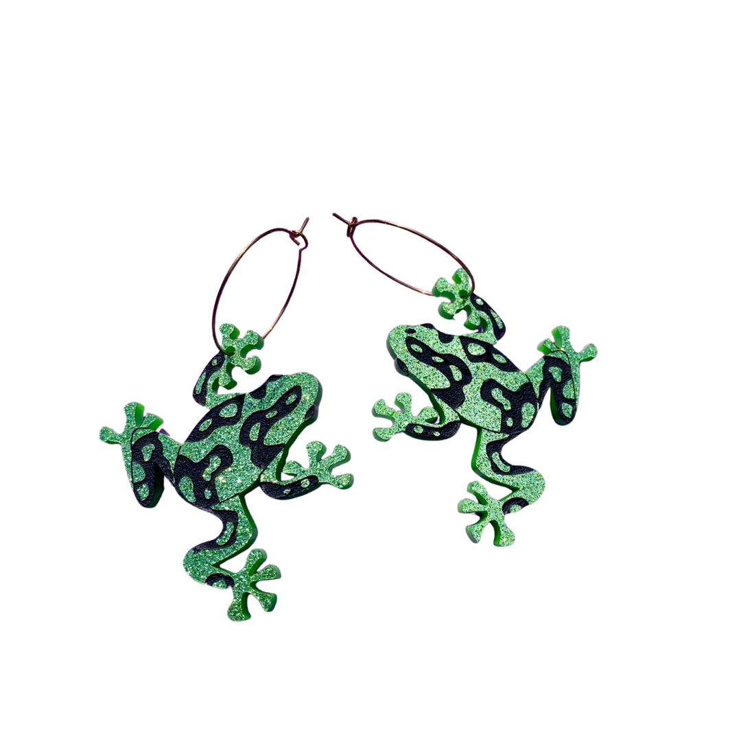 Dart Frog Earrings