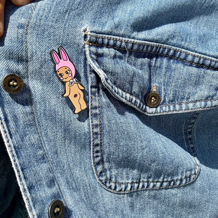 Love Bunny Enamel Pin