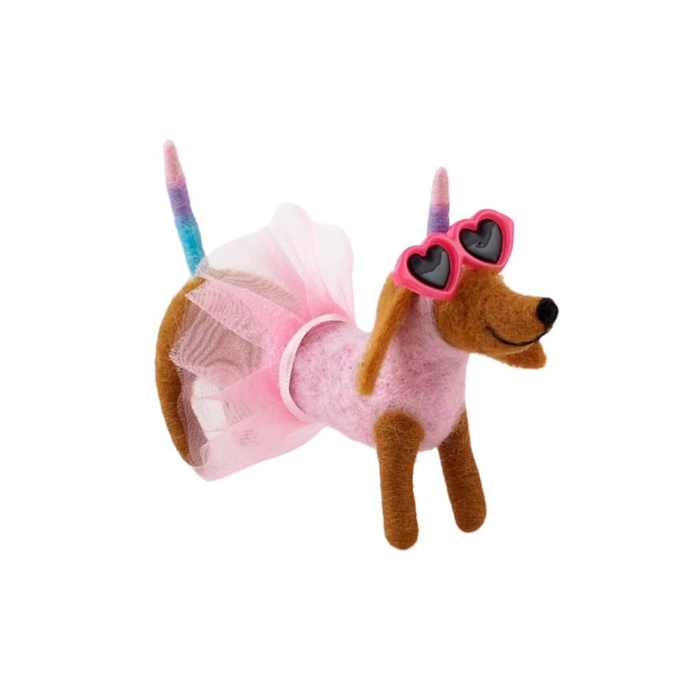 Felt Valentine Dog
