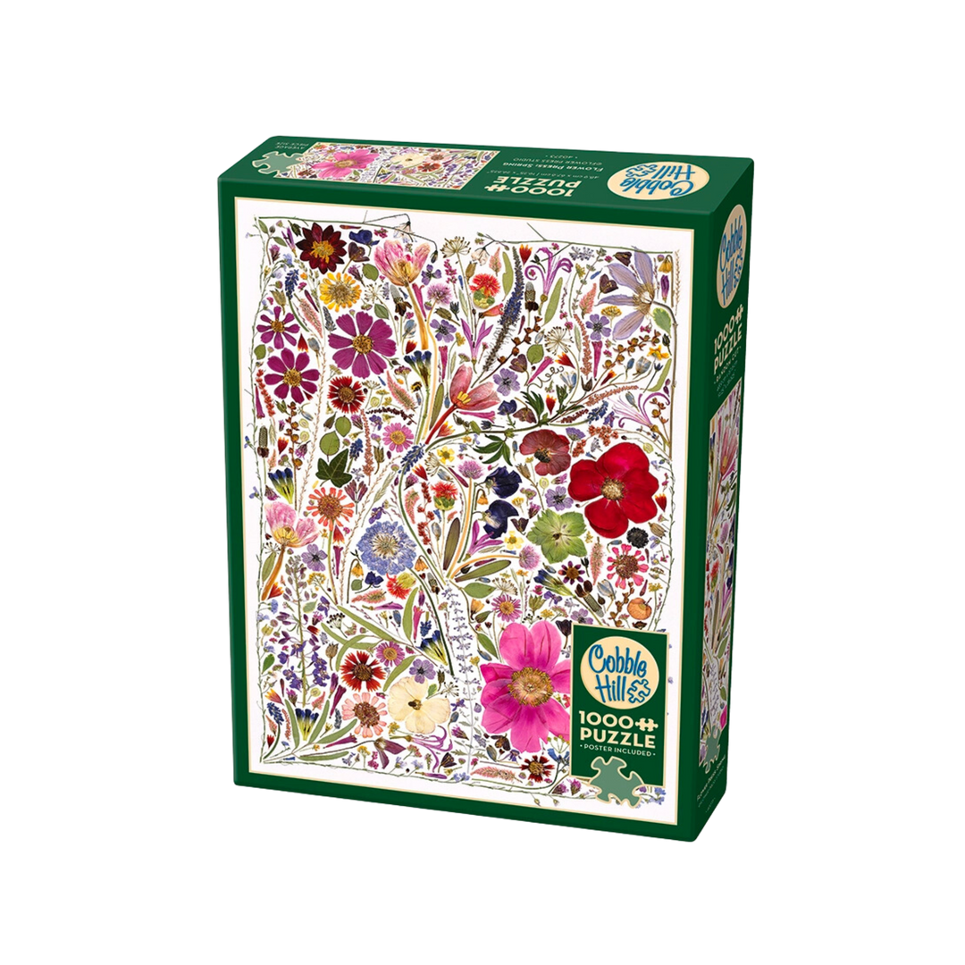 Flower Press: Spring- 1000pc Puzzle