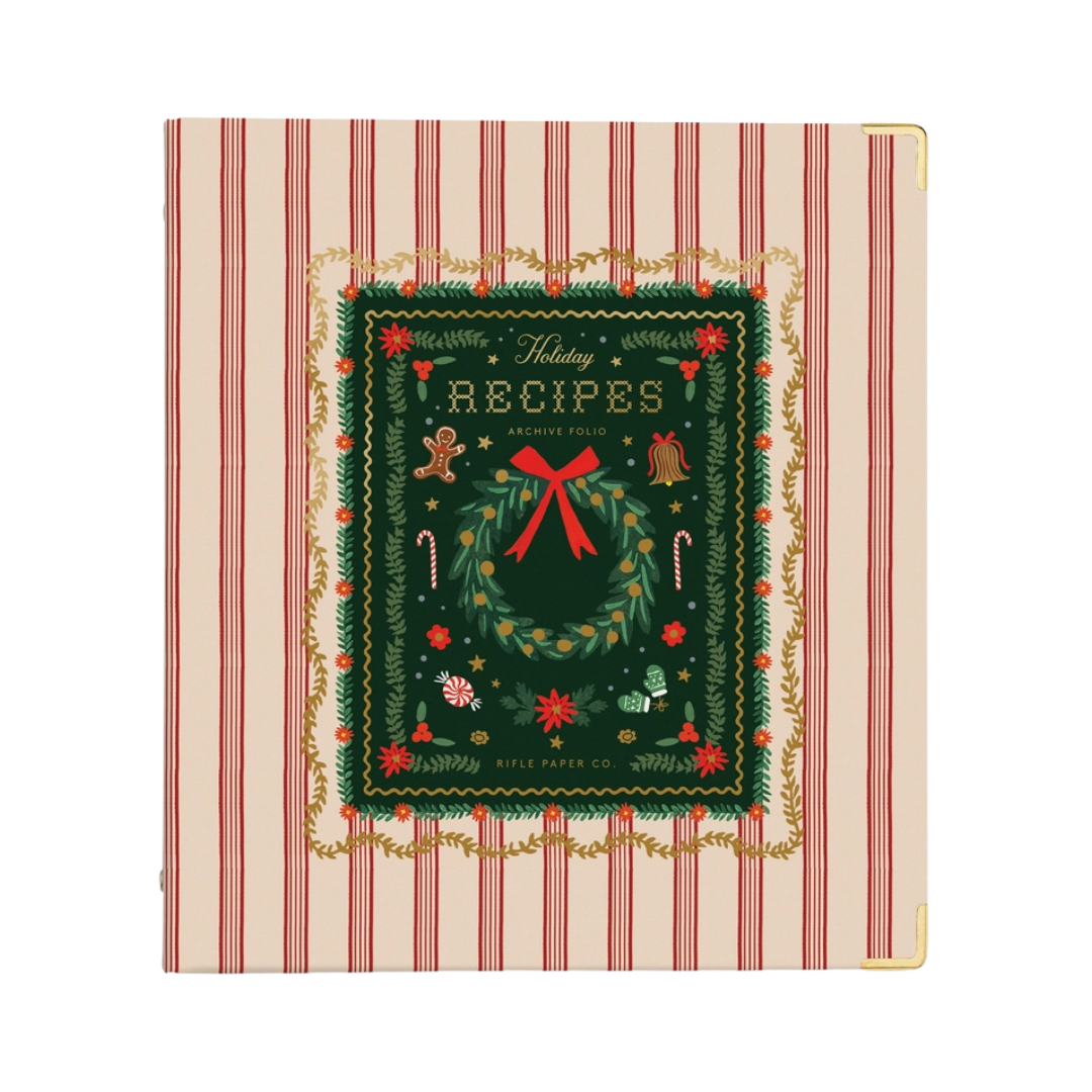 Holly Jolly Recipe Binder