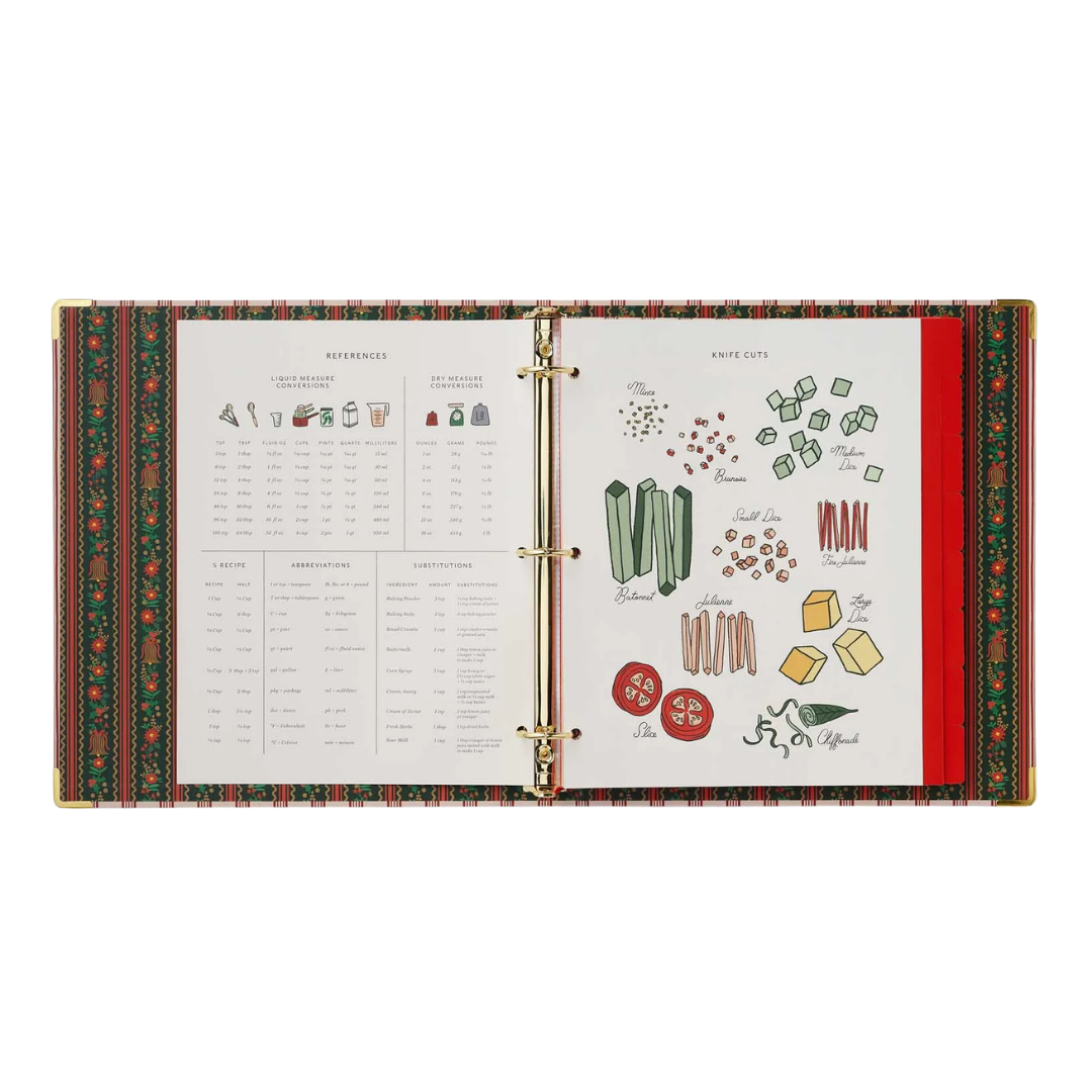 Holly Jolly Recipe Binder