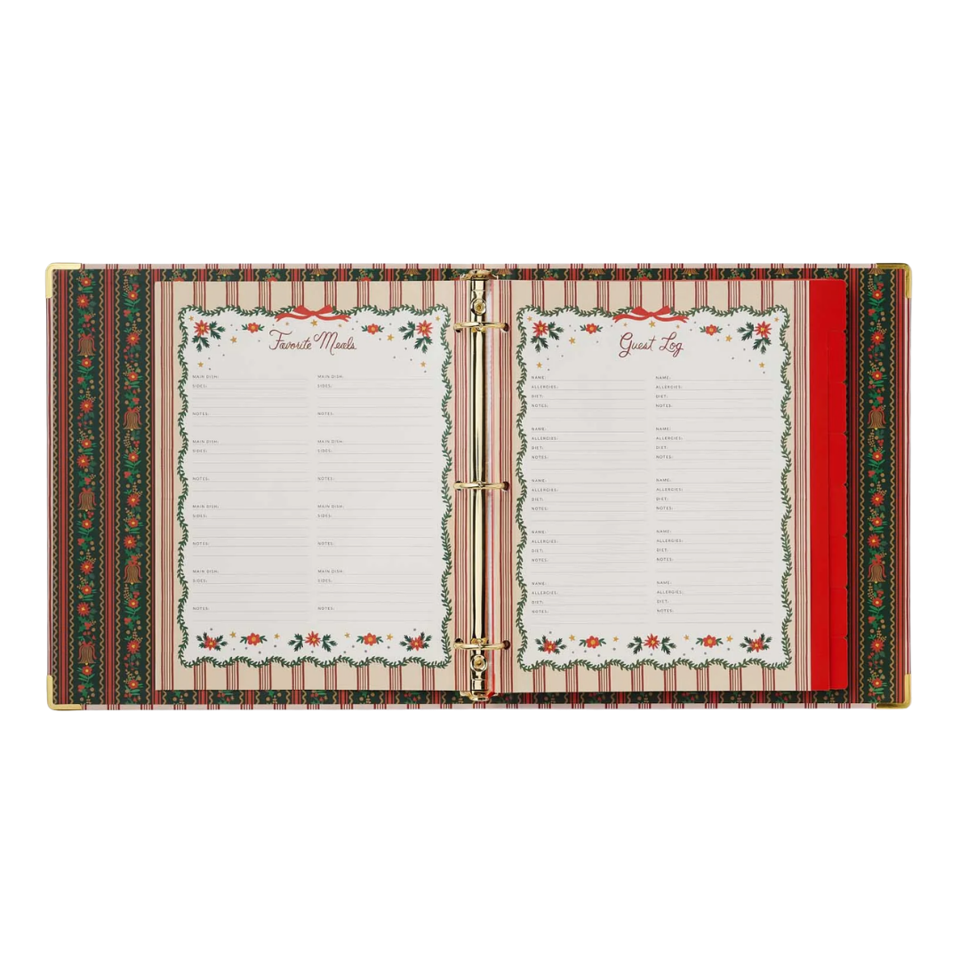 Holly Jolly Recipe Binder