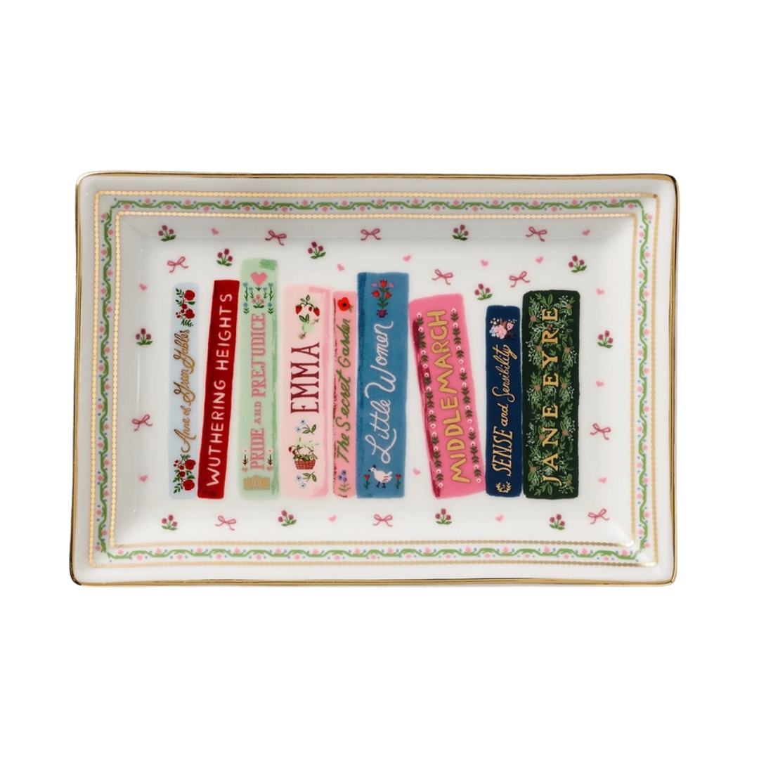 Ladies Night Book Club Porcelain Catchall Tray