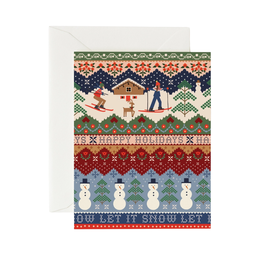 Ski Chalet Greeting Cards (Set of 8)