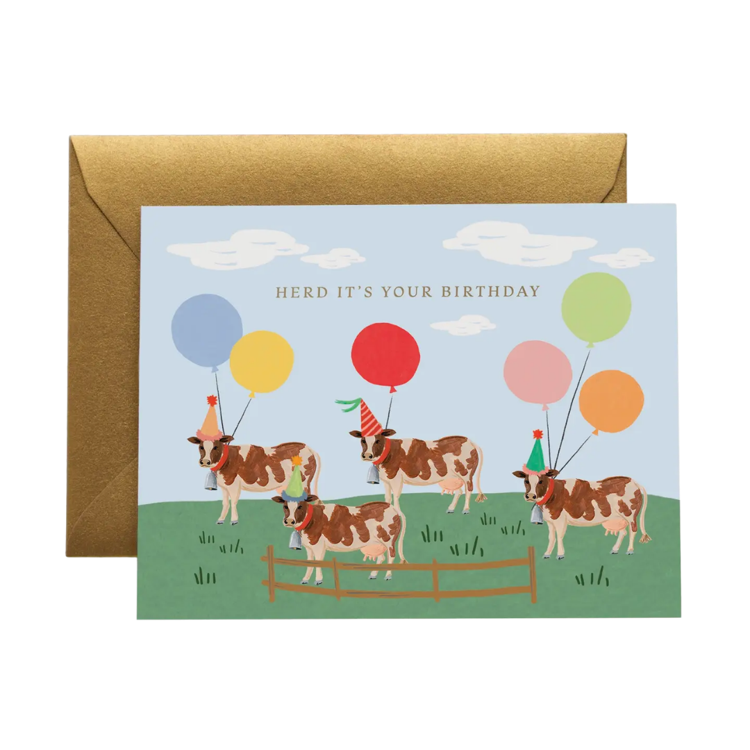 Herd It's Your Birthday Card