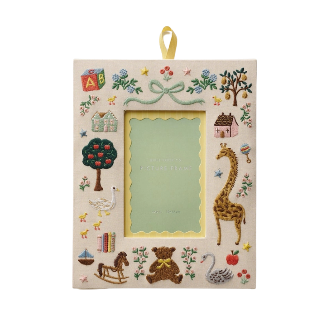 Storybook Embroidered Picture Frame